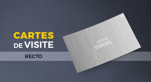 Carte de visite Recto (Pack de 300)