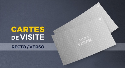 Carte de visite Recto/Verso (Pack de 300)