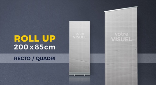 ROLL UP ( 200 x 85 cm ) Recto seul - Quadri